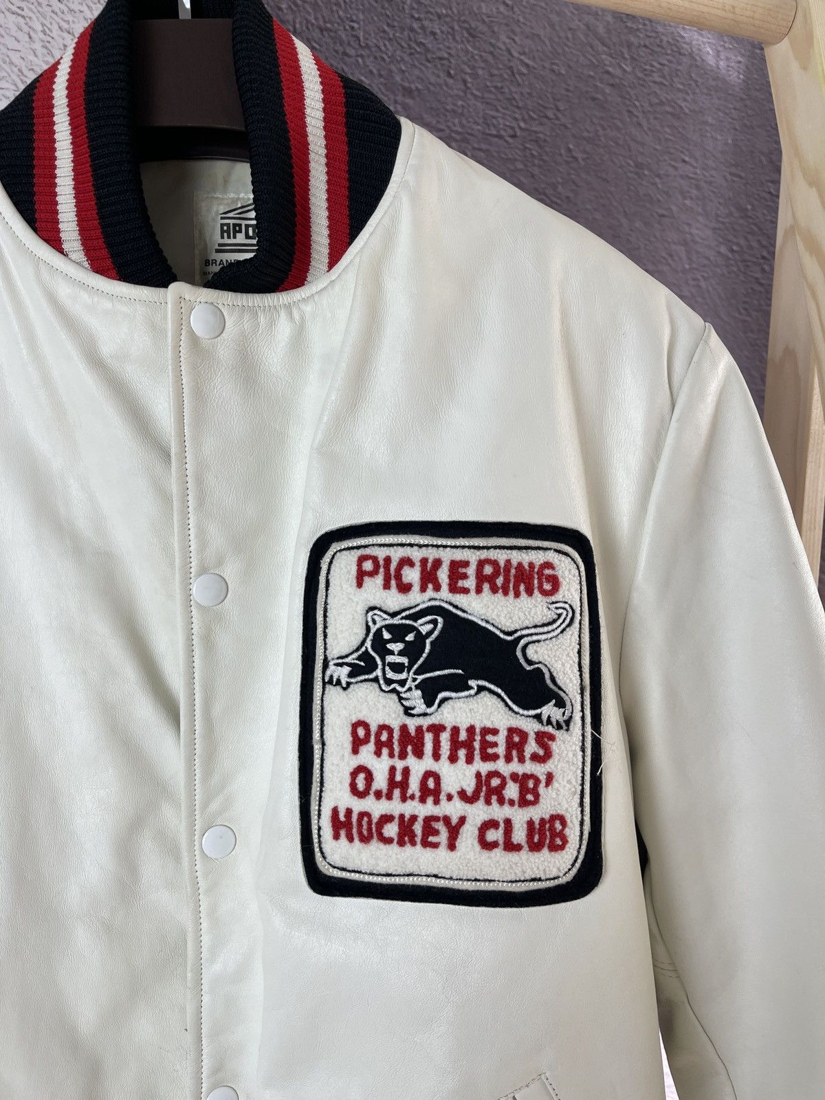 Apollo Apollo leather vintage 90s varsity jacket panthers hockey Size US L / EU 52-54 / 3 - 8 Thumbnail