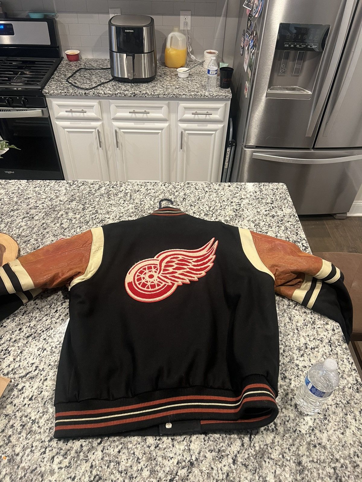 JH Design × Vintage Jh design Detroit Red Wings Hockey Reversible Jacket Size US XL / EU 56 / 4 - 1 Thumbnail