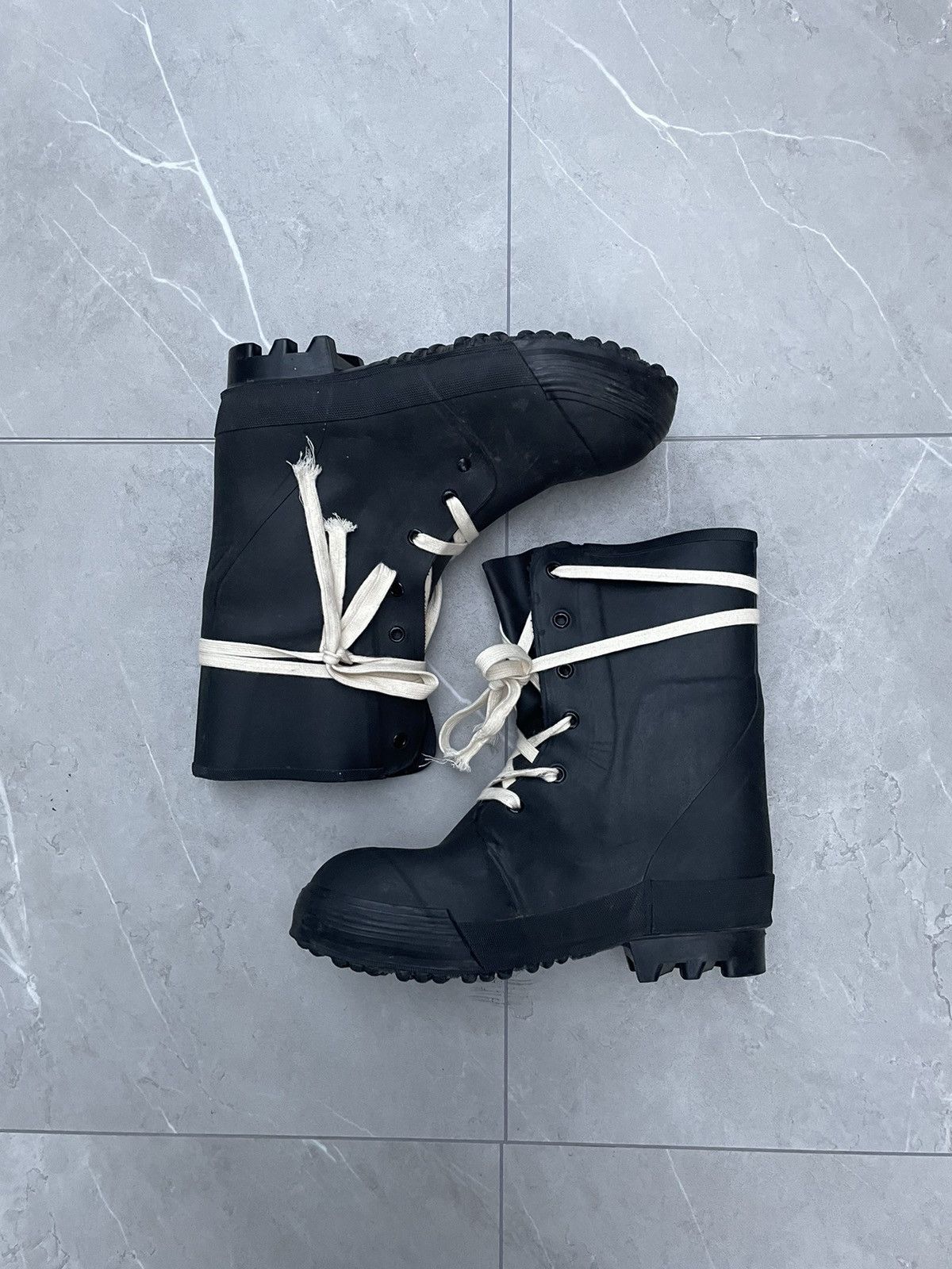 Vintage 1970s Vintage Military Black Combat Bunny Boots Size US 10.5 / EU 43-44 - 5 Thumbnail