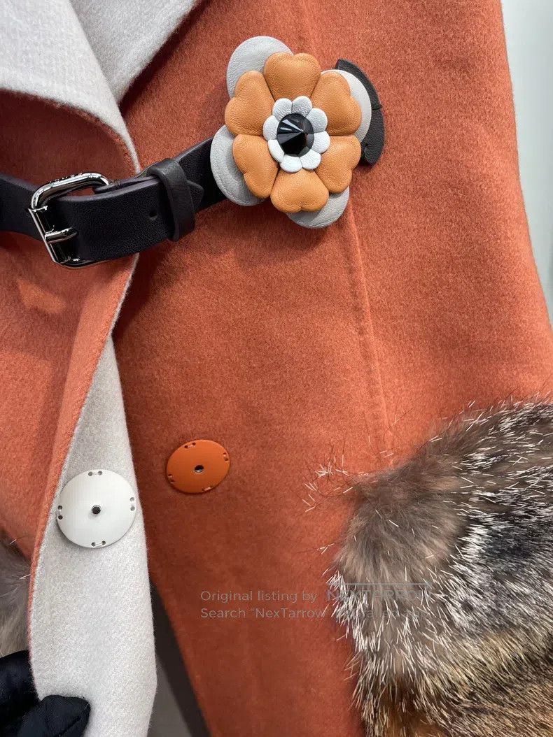 Fendi Fendi Fur Pockets Floral Button Long Vest Size XS / US 0-2 / IT 36-38 - 5 Thumbnail