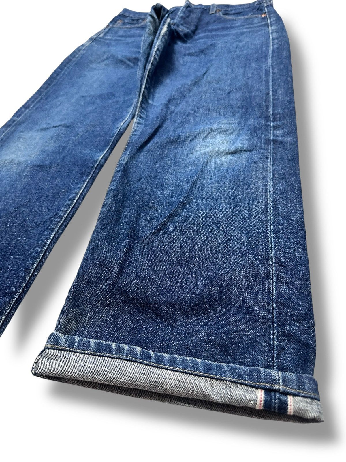 Levi's Vintage Levi’s 702XX Buckleback Selvedge Japan Jeans Big E Size US 31 - 20 Thumbnail
