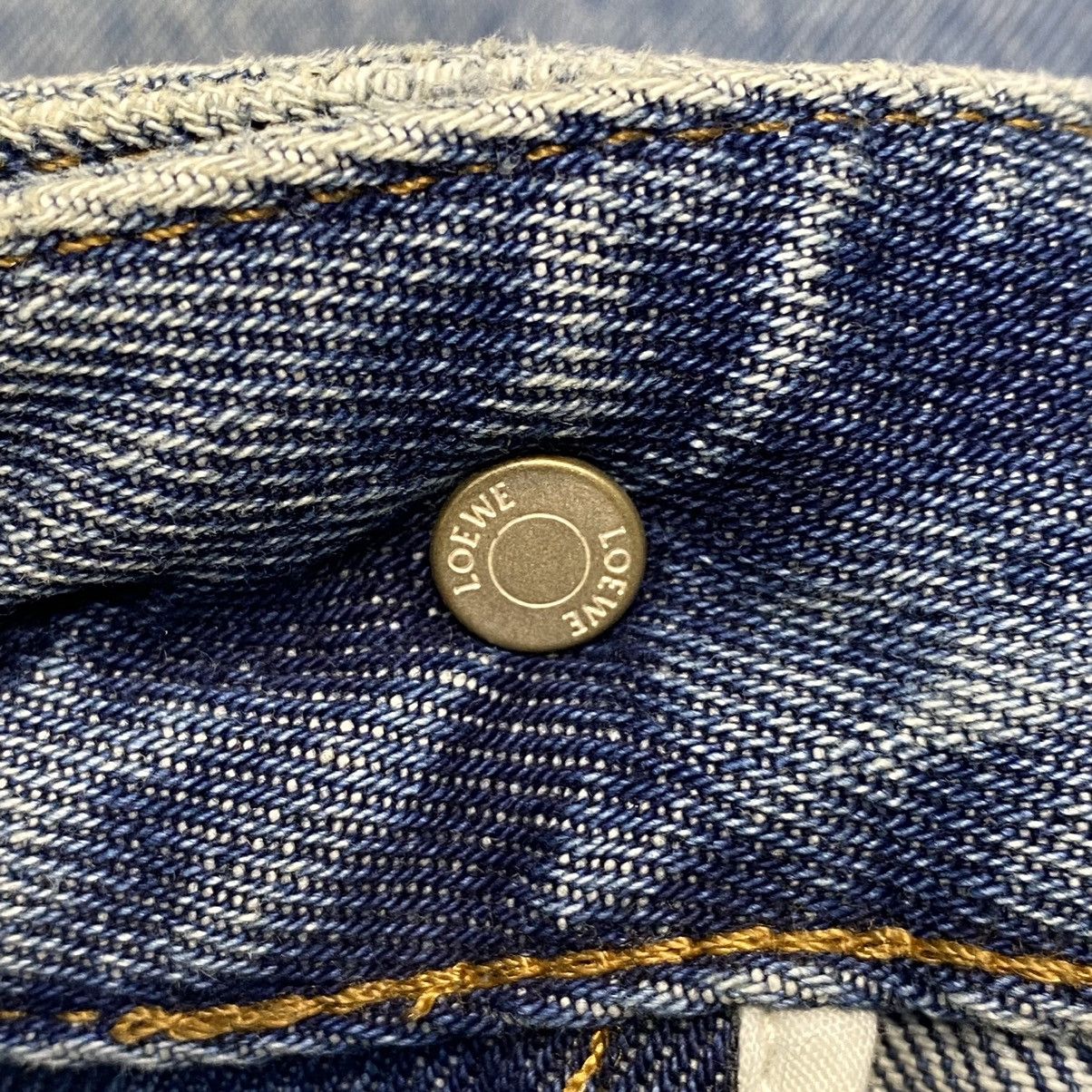 Loewe LOEWE Anagram Baggy Jeans In Denim Size 34" / US 12 / IT 48 - 14 Thumbnail
