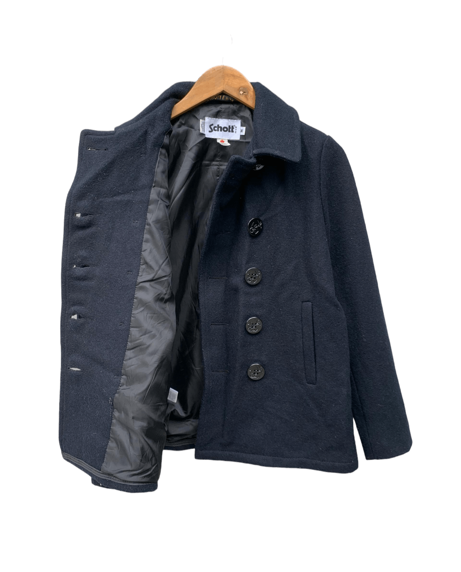 Schott Vintage Schott Bros Canada Black Button Jacket Size US M / EU 48-50 / 2 - 5 Thumbnail