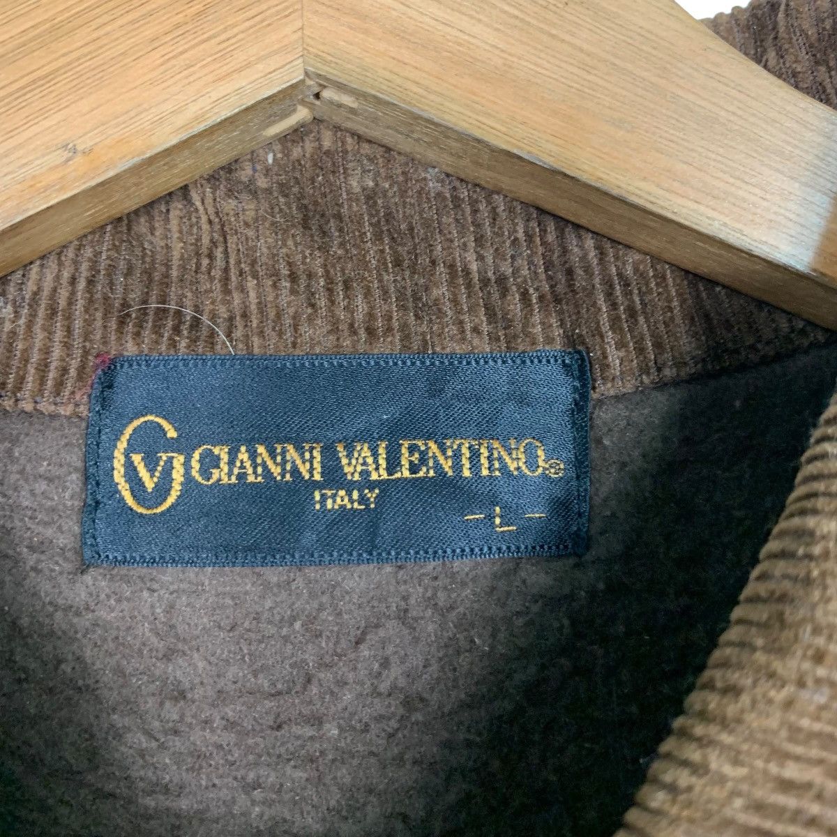 Gianni Valentino GIANNI VALENTINO Half Button Polo Sweatshirt #1945-C85 Size US L / EU 52-54 / 3 - 11 Thumbnail