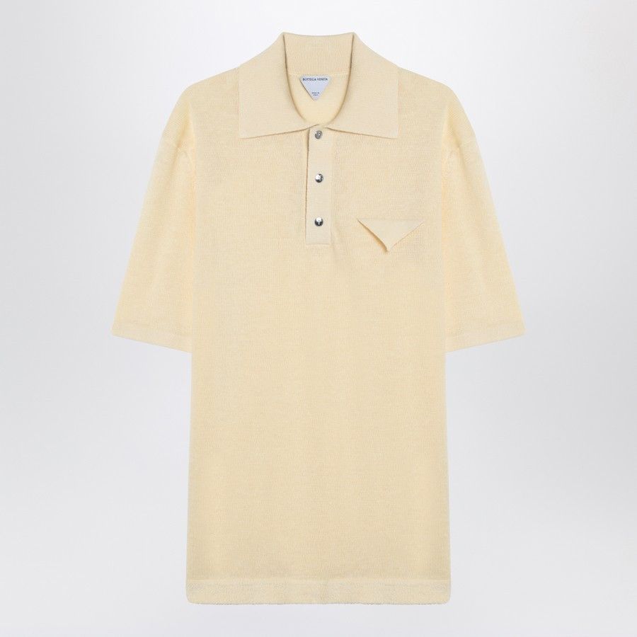 Bottega Veneta o1d2blof0825 Polo Shirt in Yellow Size US L / EU 52-54 / 3 - 1 Thumbnail