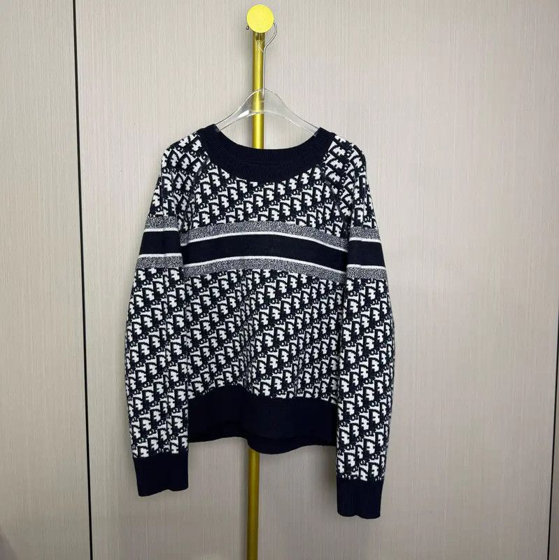 Dior Dior Women's Black Wool Sweater 0089 Size ONE SIZE - 1 Thumbnail