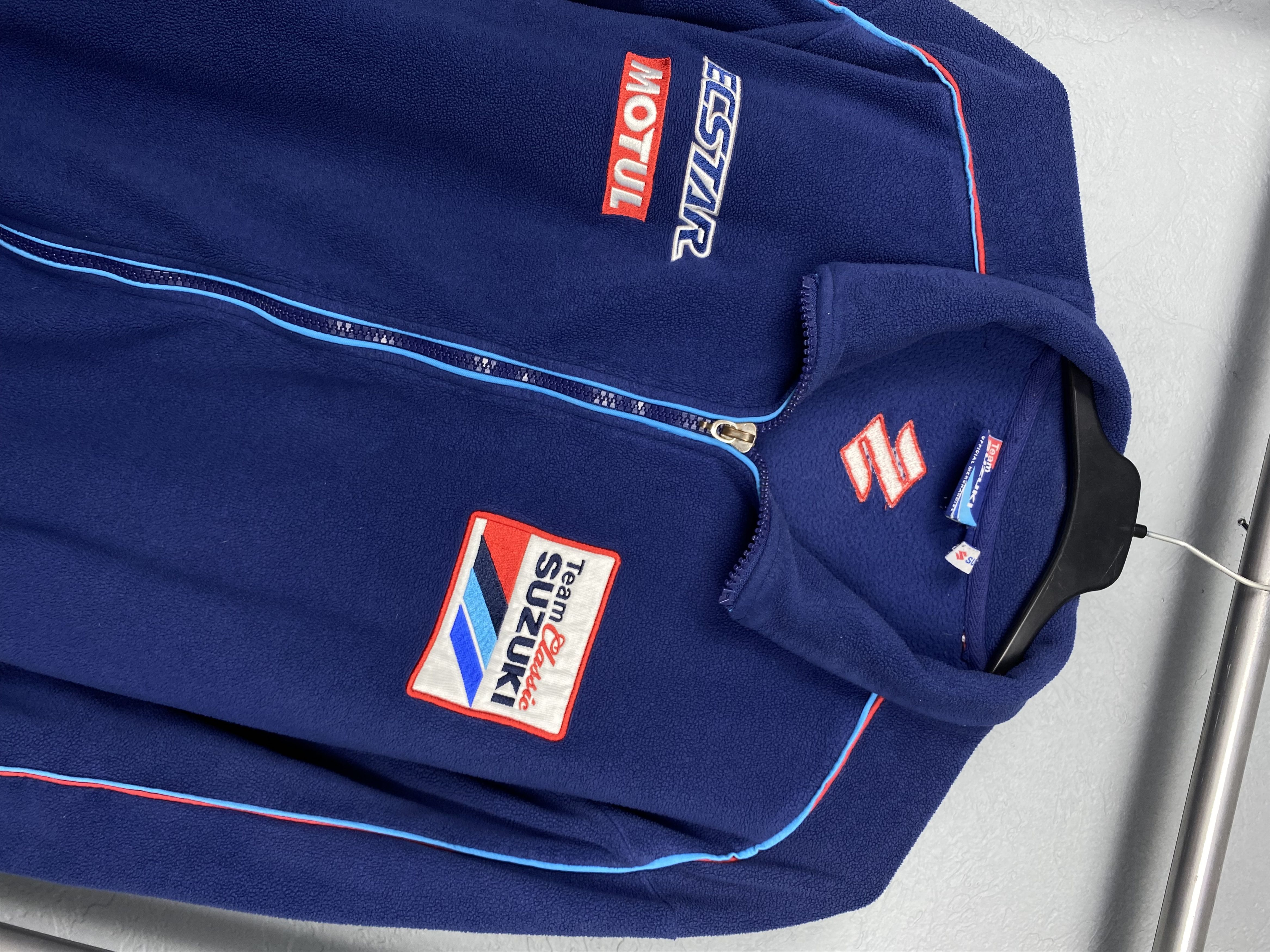 Formula 1 × Vintage Suzuki Team Racing Vintage Fleece Jacket Size US XL / EU 56 / 4 - 2 Thumbnail