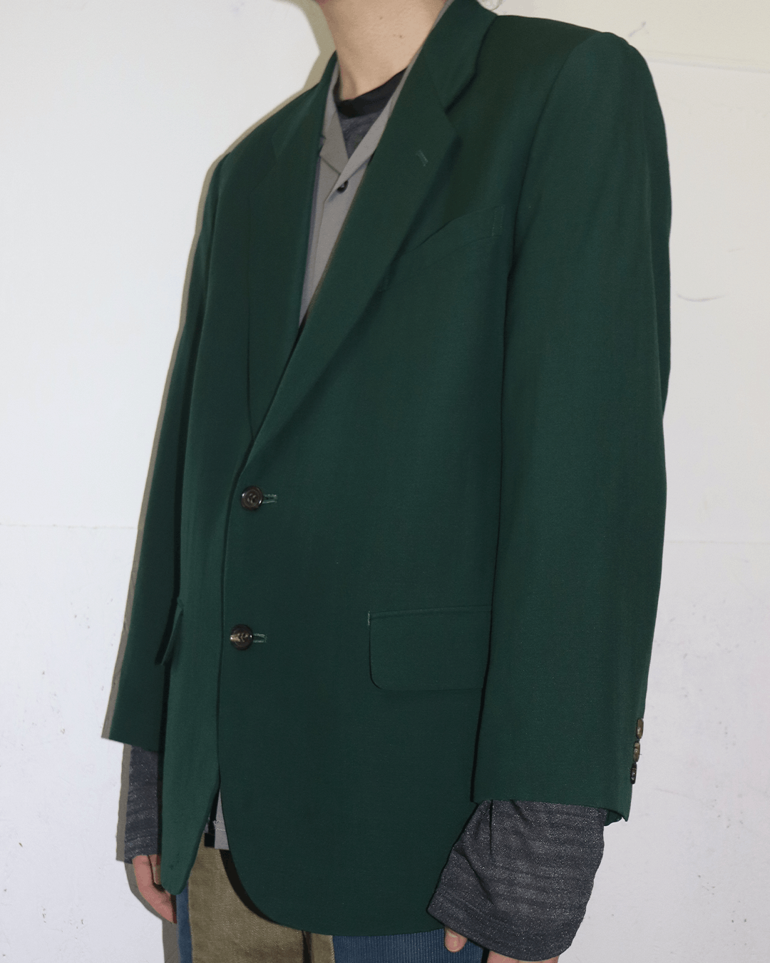 Comme des Garcons Homme Plus Comme des Garçons Homme Plus AD1990 Two Button Blazer Size 48S - 4 Thumbnail