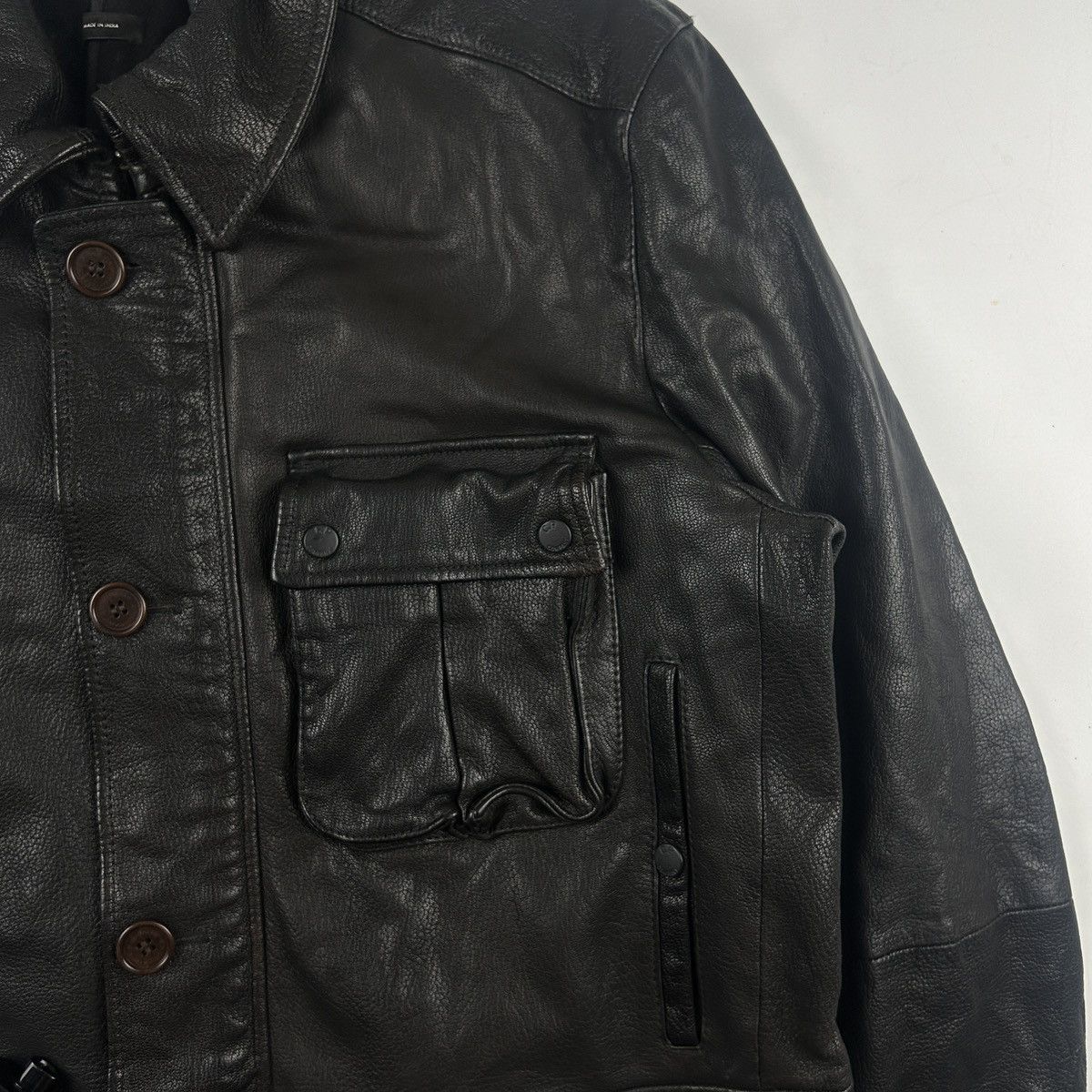 C.P. Company C.P. Company Mille Miglia Leather Jacket Size US M / EU 48-50 / 2 - 3 Thumbnail