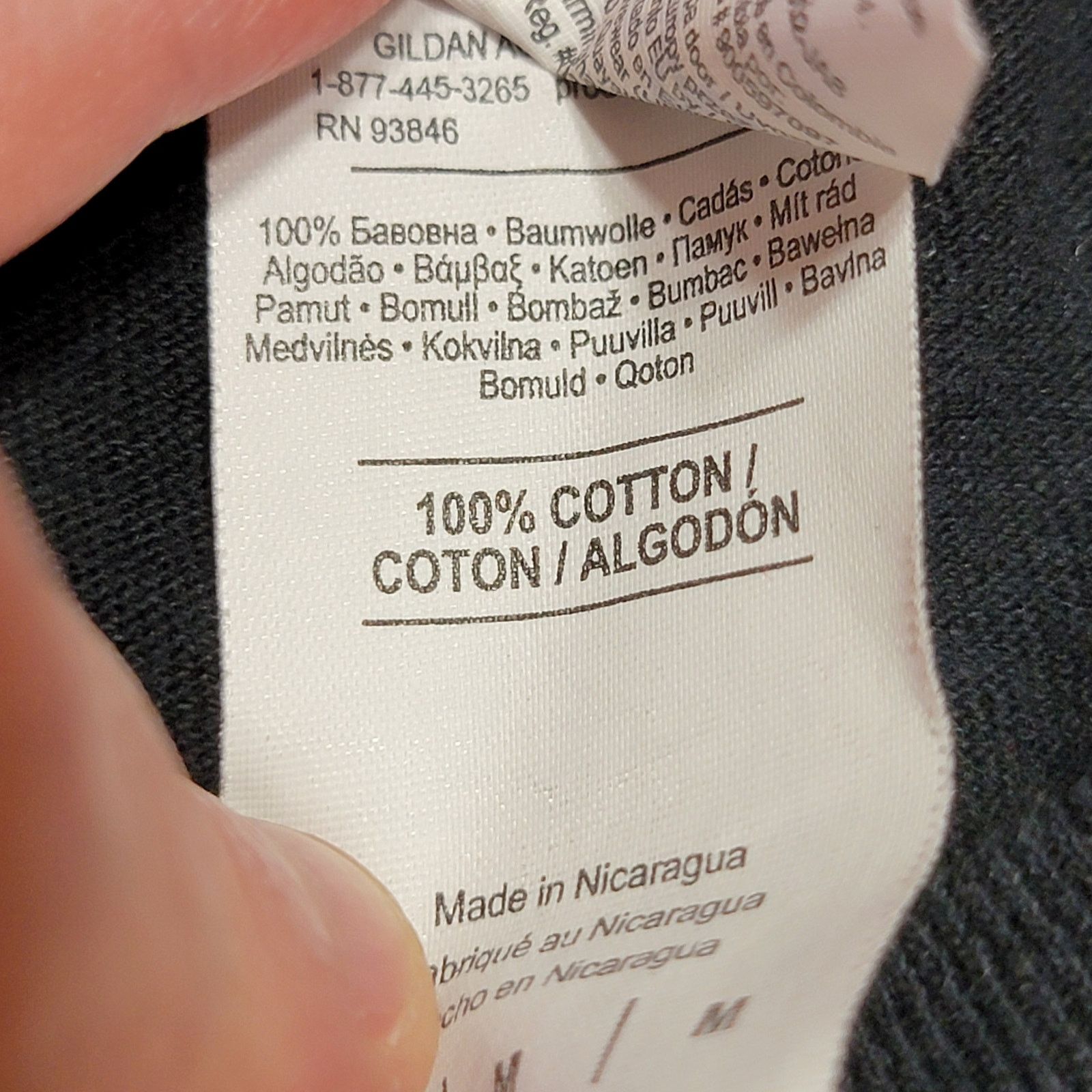 Gildan All-Seeing Eye Tee (Gildan) "Trust No One" - Size Medium Size US M / EU 48-50 / 2 - 5 Thumbnail
