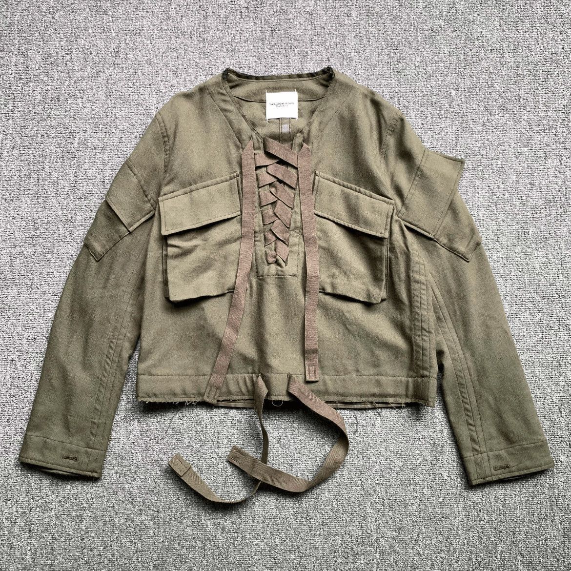 Takahiromiyashita The Soloist. Sz 44 The Soloist 11SS Stripe Military Jacket-2507 Size US S / EU 44-46 / 1 - 7 Thumbnail