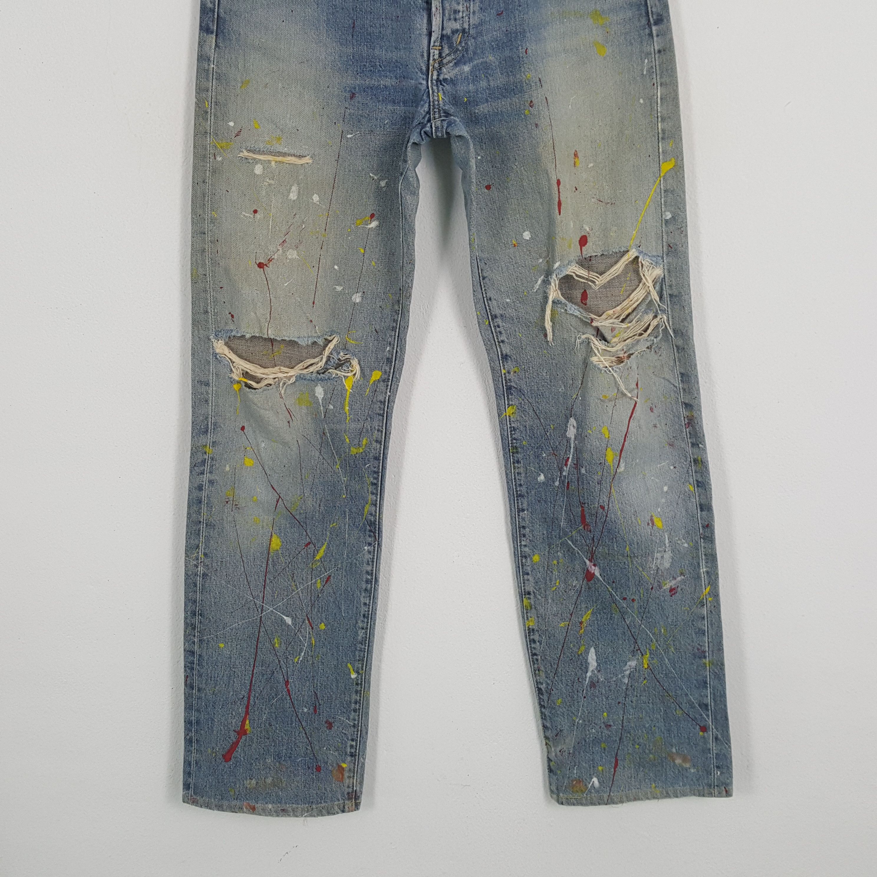 Levi's × Levi's Vintage Clothing × Vintage Vintage LEVI'S Kurt Cobain Distressed Style Denim Jeans Size US 31 - 3 Thumbnail