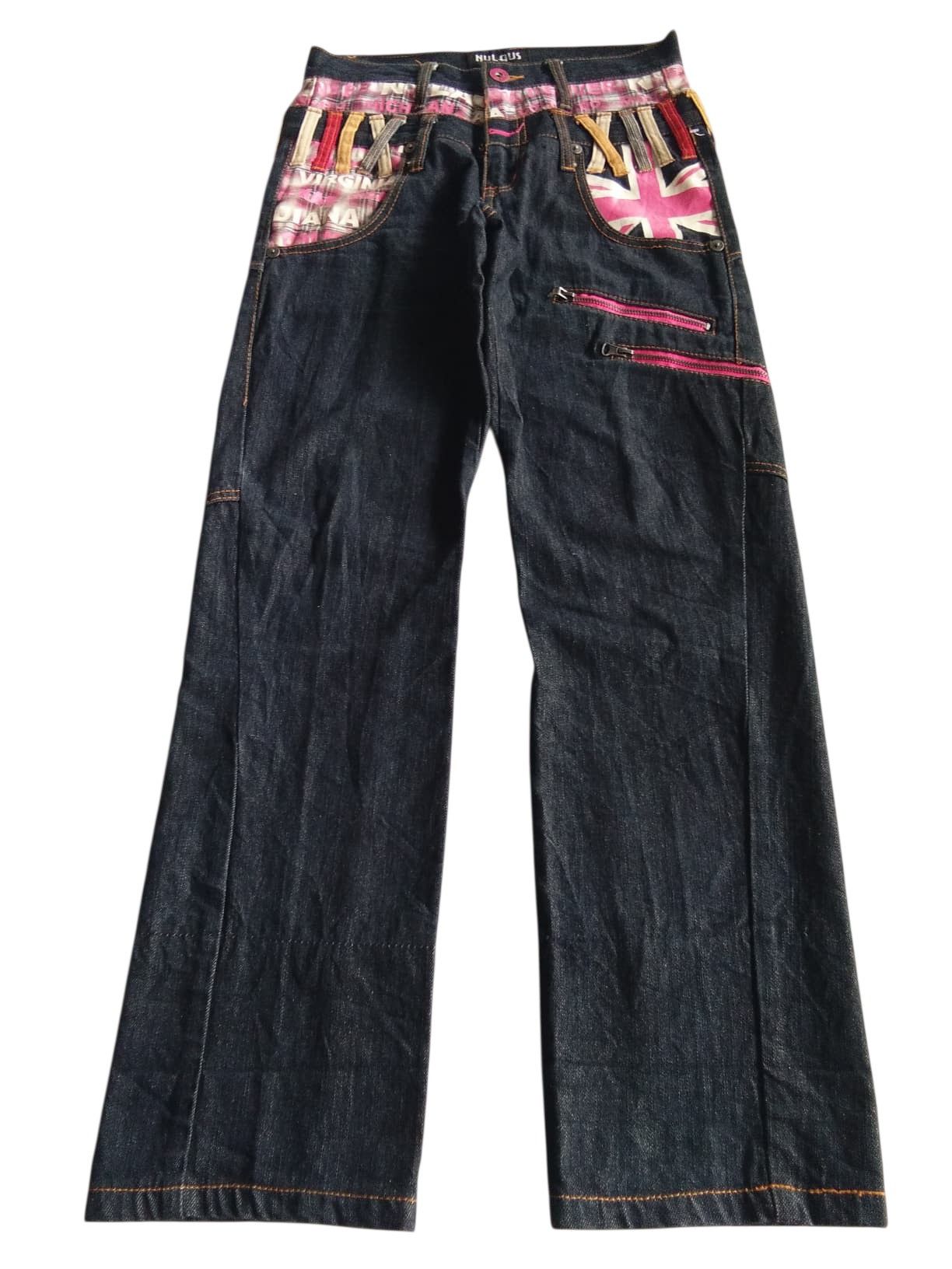 PPFM DOUBLE WAIST💥NYLAUS PUNK STYLE JAPANESE DENIM Size US 29 - 4 Thumbnail
