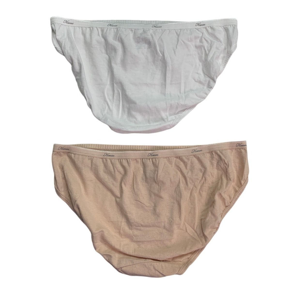 Hanes 2 New Hanes Womens Size 9 Cotton Underwear Briefs Panties Size ONE SIZE - 2 Thumbnail