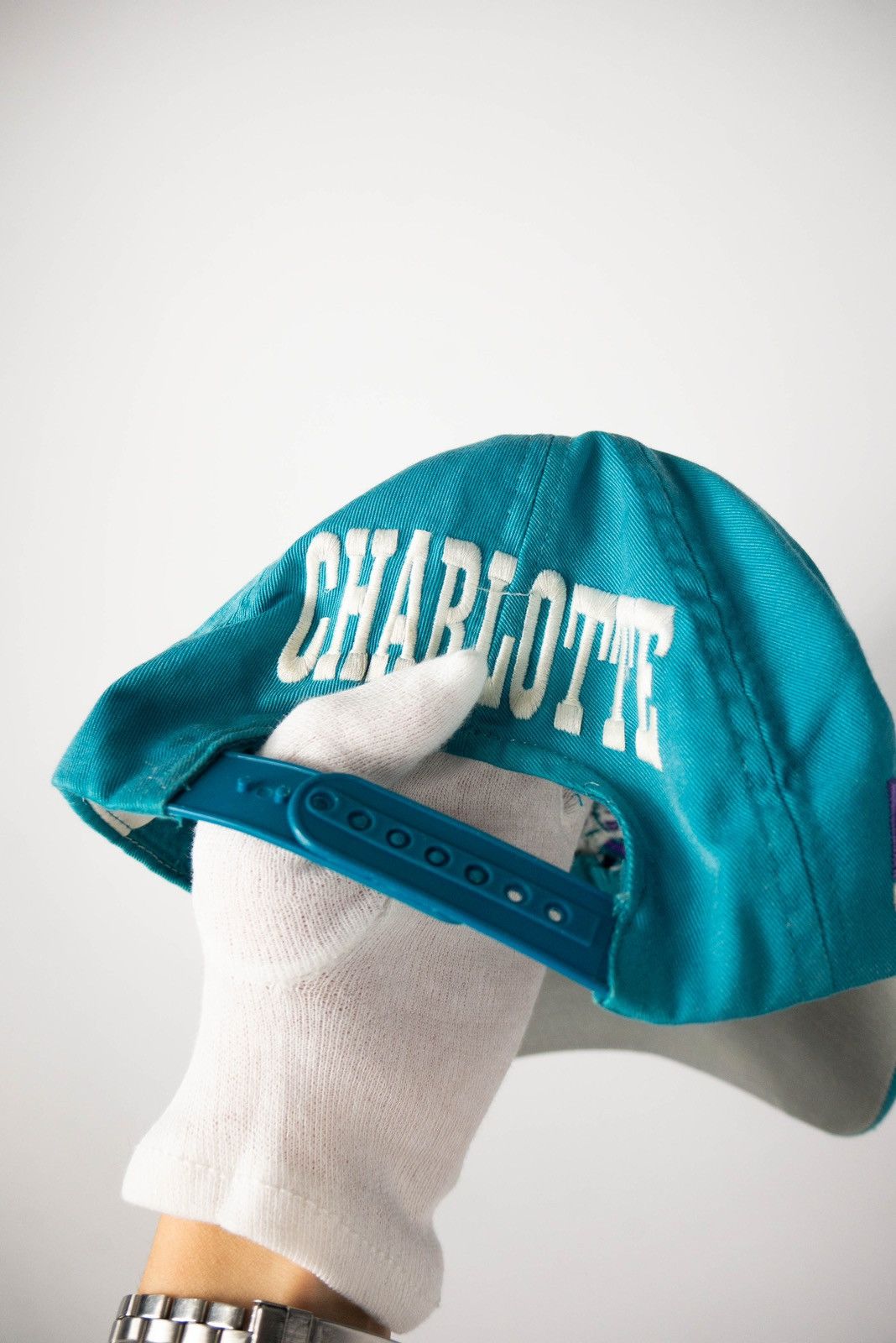 Designer × NBA NBA Vintage Hornets charlotte hat Size ONE SIZE - 5 Thumbnail