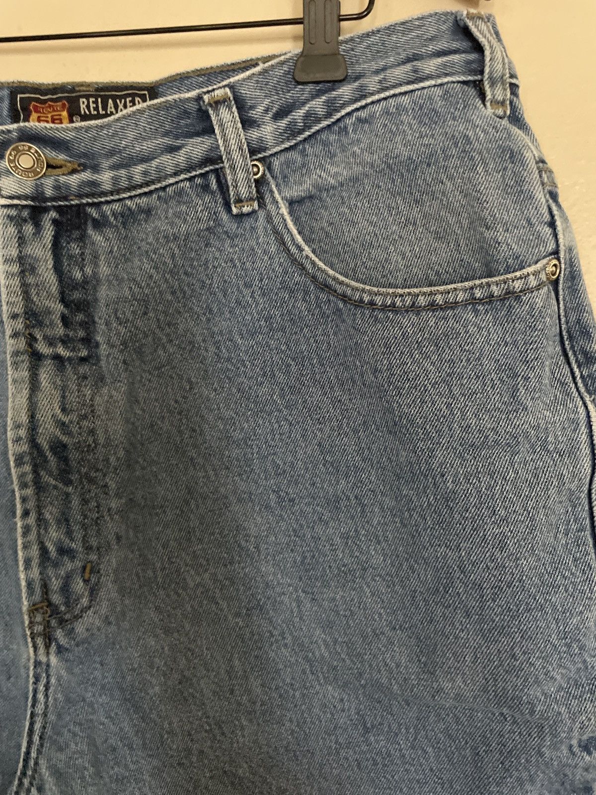 Route 66 × Vintage Route 66 Jean Denim Shorts Jorts Skater relaxed fit vintage Size US 36 / EU 52 - 3 Thumbnail