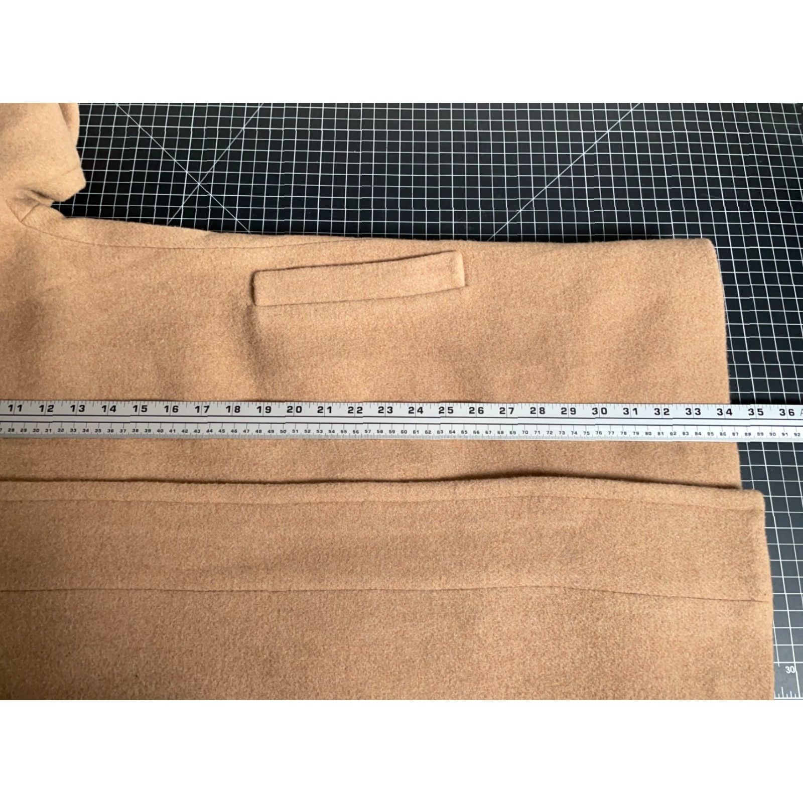 J.Crew VINTAGE J.Crew Factory Wool City Coat Women's 16 Beige Hidden Zip Mid Length AB945 Size XXL / US 16-18 / IT 52-54 - 6 Thumbnail