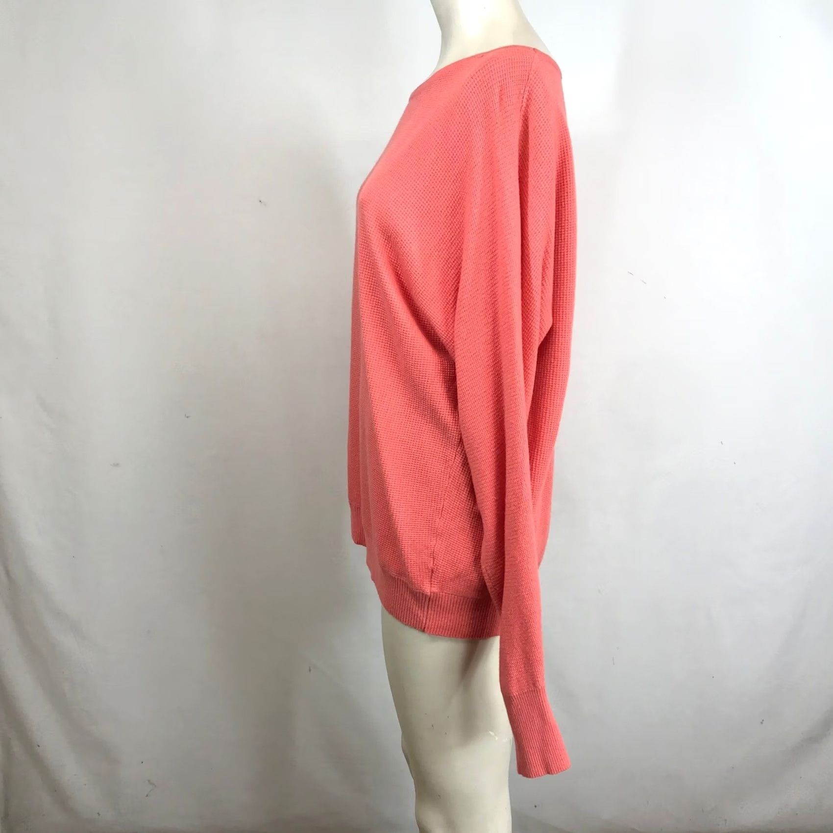 Vintage VINTAGE STACCATO Coral Waffle Knit Long Sleeve Crew Neck Sweater XL Size XL / US 12-14 / IT 48-50 - 6 Thumbnail