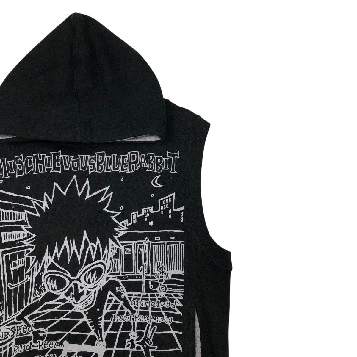 Japanese Brand 🔥SLEEVELESS TANKTOP HOODIE MISCHIEVOUS BIG LOGO PUNK STYLE Size US M / EU 48-50 / 2 - 8 Thumbnail