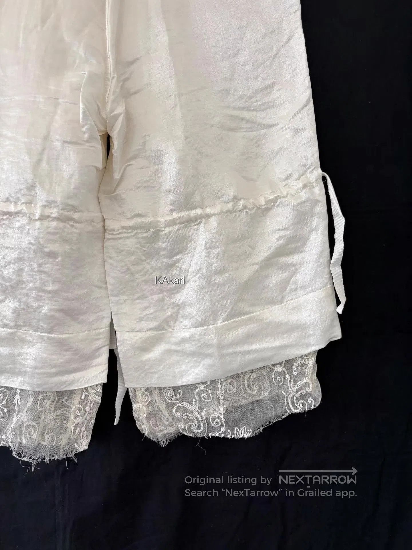 Ann Demeulemeester White Lace. Size US 34 / EU 50 - 3 Thumbnail