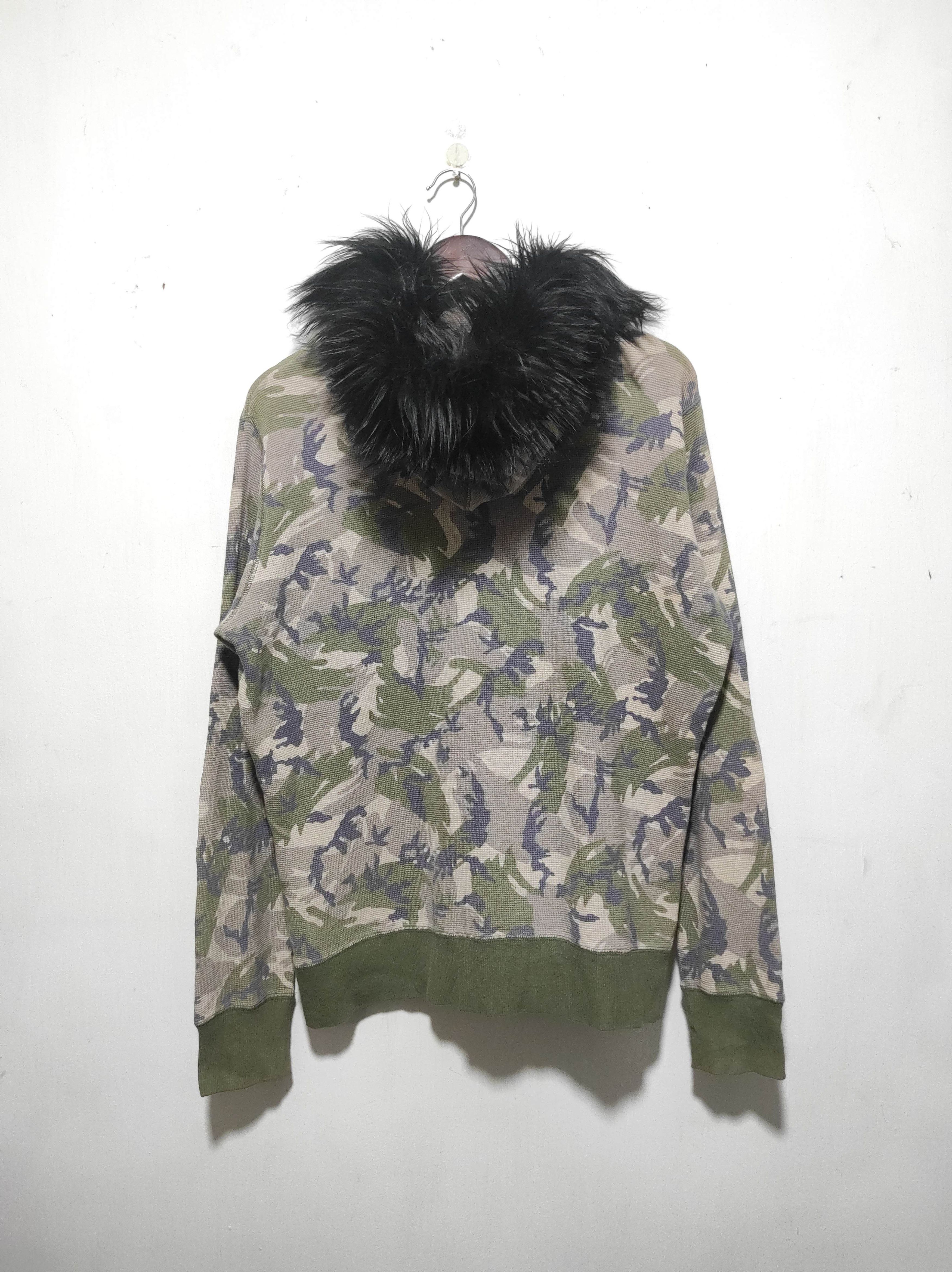 Hysteric Glamour Just Fit Camo Double Zip Fur Hoodie i6w9 Lgb Style Size US M / EU 48-50 / 2 - 12 Thumbnail