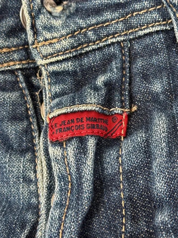 Marithe + Francois Girbaud FW2006 Marithé + François Girbaud Navy Patch Blue Cozy Large Denim Jeans Size US 34 / EU 50 - 10 Thumbnail