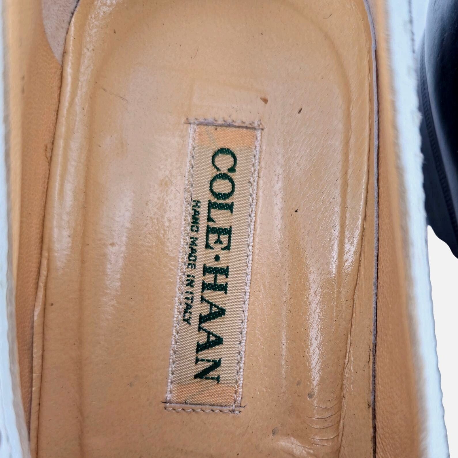 Cole Haan Vintage Bespoke Cole Haan Black White Leather Spectators 9.5 Size US 9.5 / EU 42-43 - 11 Thumbnail