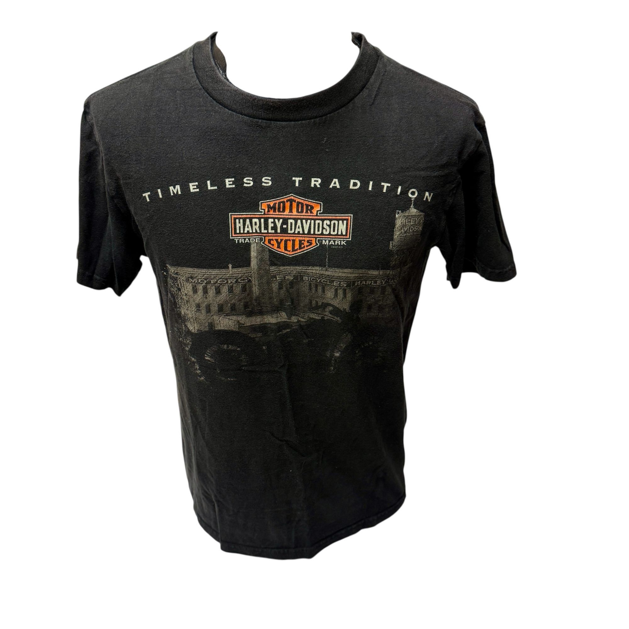Harley Davidson 90’s Motorcycle COWBOYS ALAMO CITY Texas Longhorn BIKER Tee Size US M / EU 48-50 / 2 - 4 Thumbnail