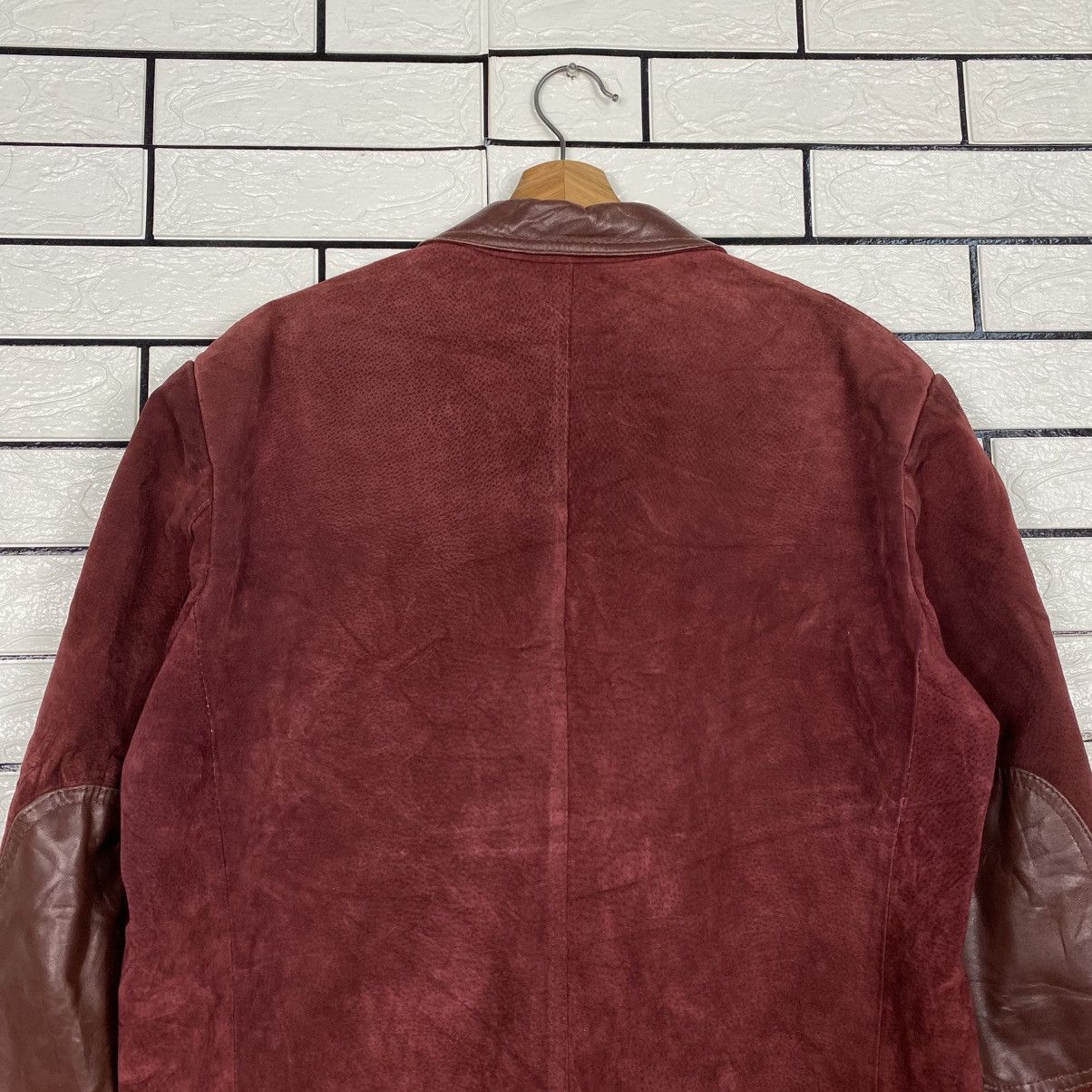 Japanese Brand 📌Vintage Genuine Leather Jacket Poyeyeleather Issey Miyake Size US XL / EU 56 / 4 - 10 Thumbnail