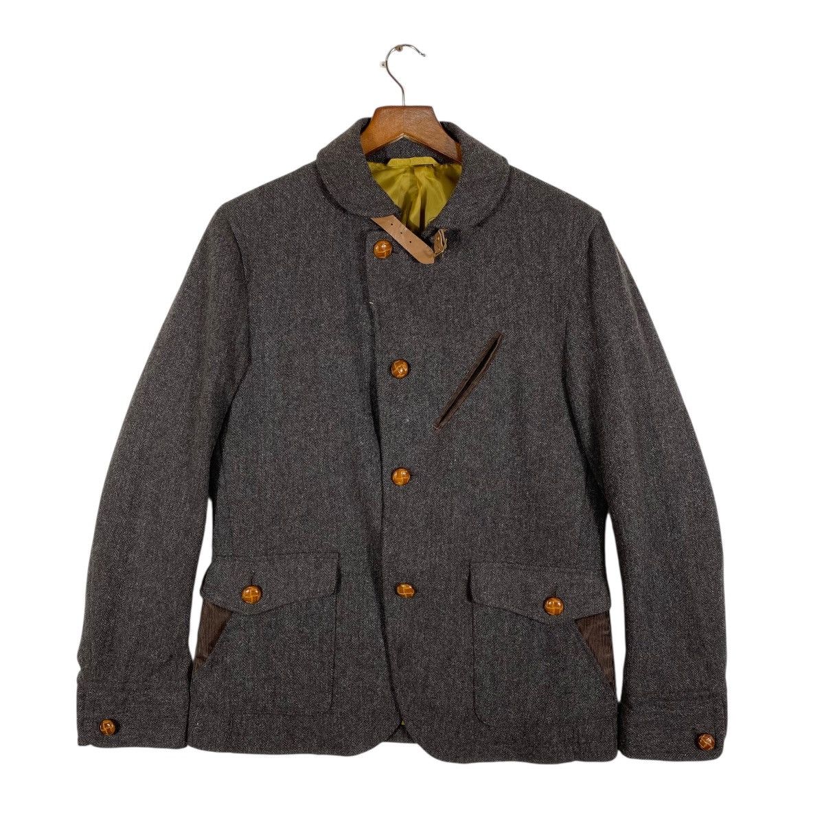 Boycott Boycott Wool Fishbone Jacket Size 3 (Fit M) Size US M / EU 48-50 / 2 - 1 Thumbnail