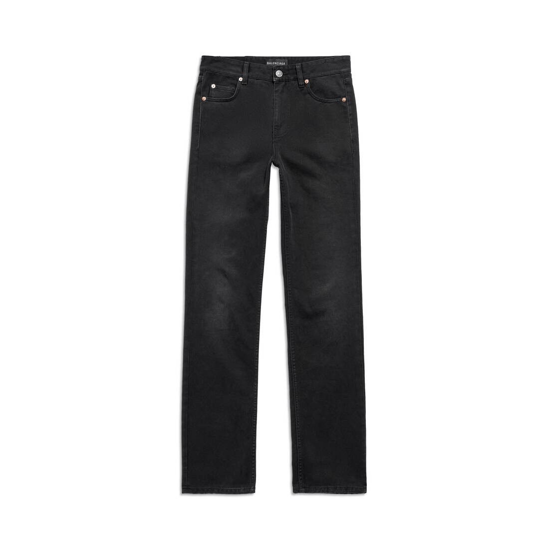 Balenciaga o1s1wg110825 Slim Denim Pant in Black Size US 31 - 1 Thumbnail