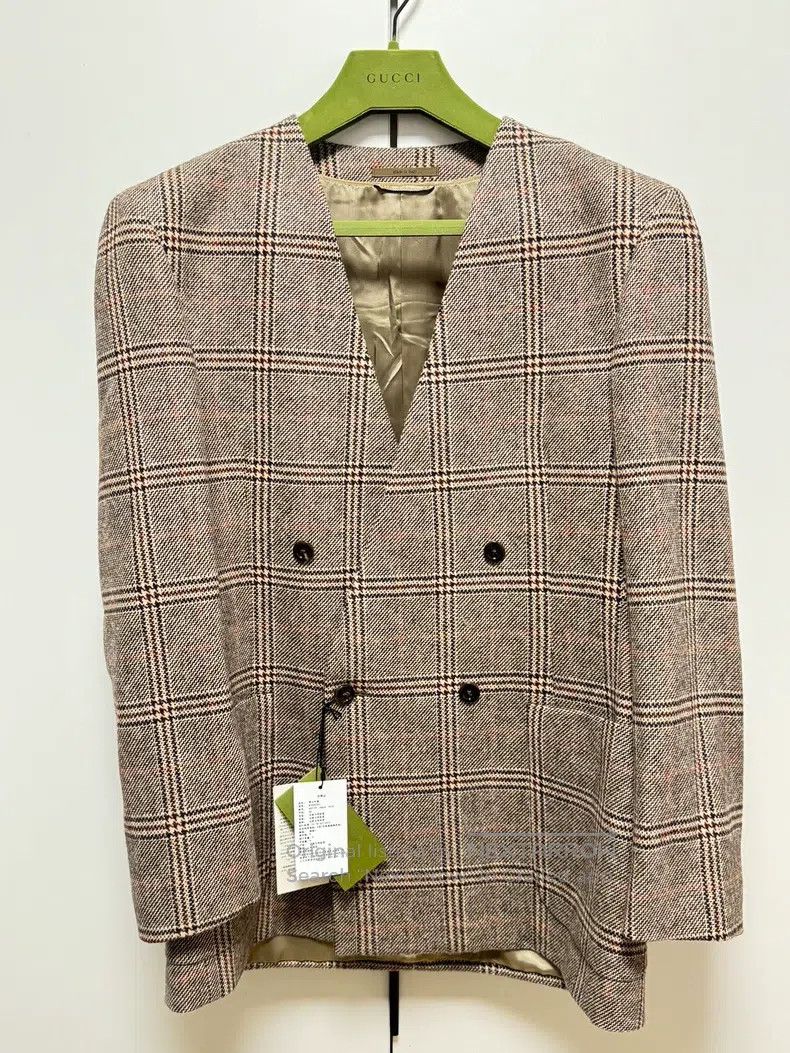 Gucci Gucci Double-breasted suit jacket Size US M / EU 48-50 / 2 - 1 Thumbnail