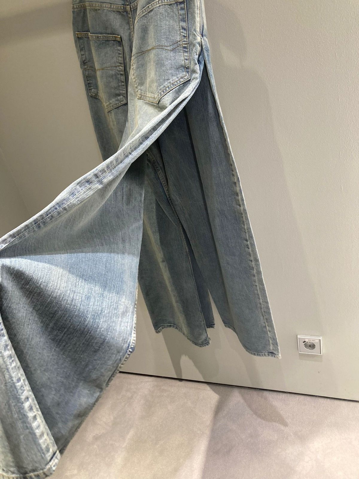Balenciaga Double Front Pants in Light Blue Size US 32 / EU 48 - 3 Thumbnail