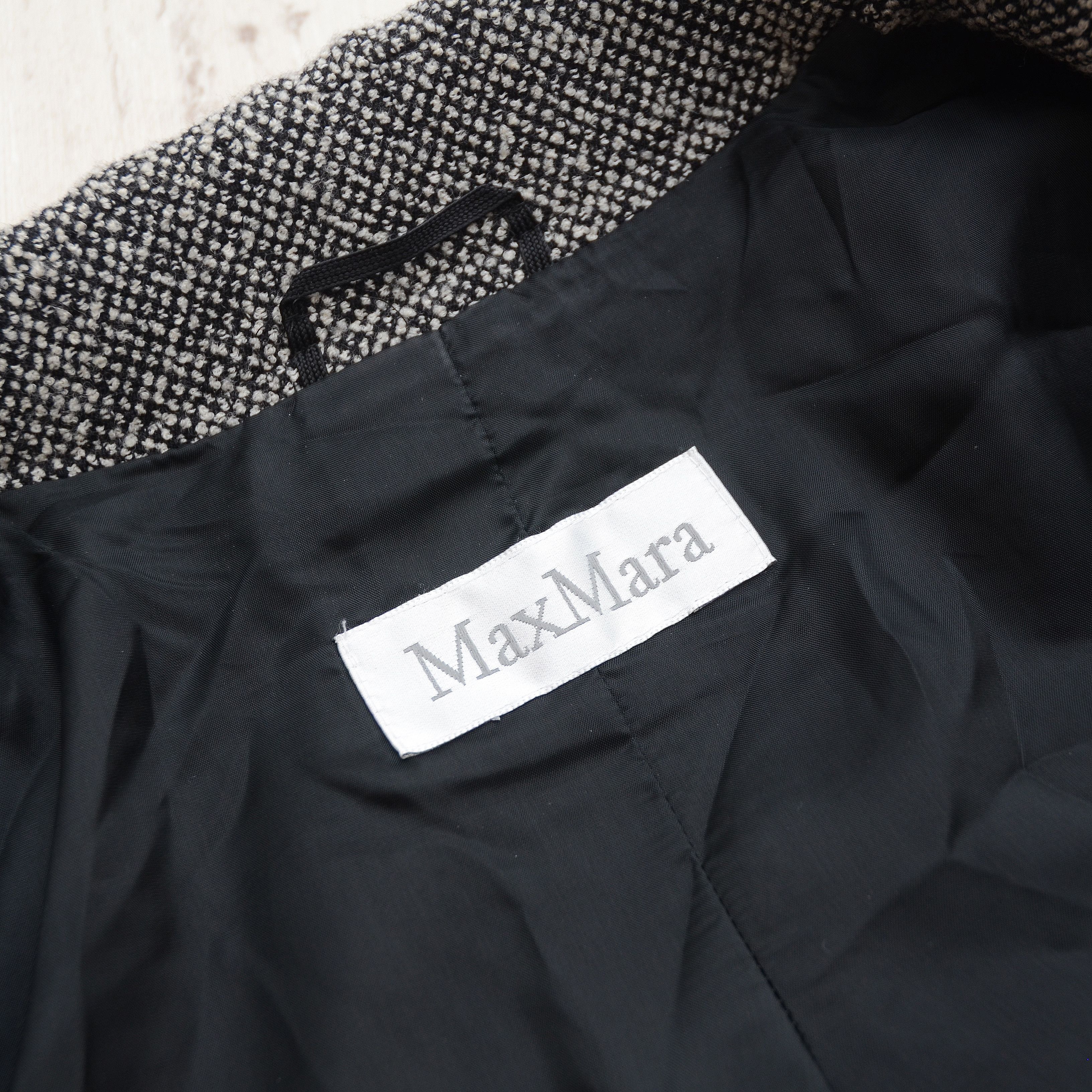 Max Mara Vintage Max Mara Wool Coat Blazer Gray Elegant Fashion Size XL / US 12-14 / IT 48-50 - 10 Thumbnail