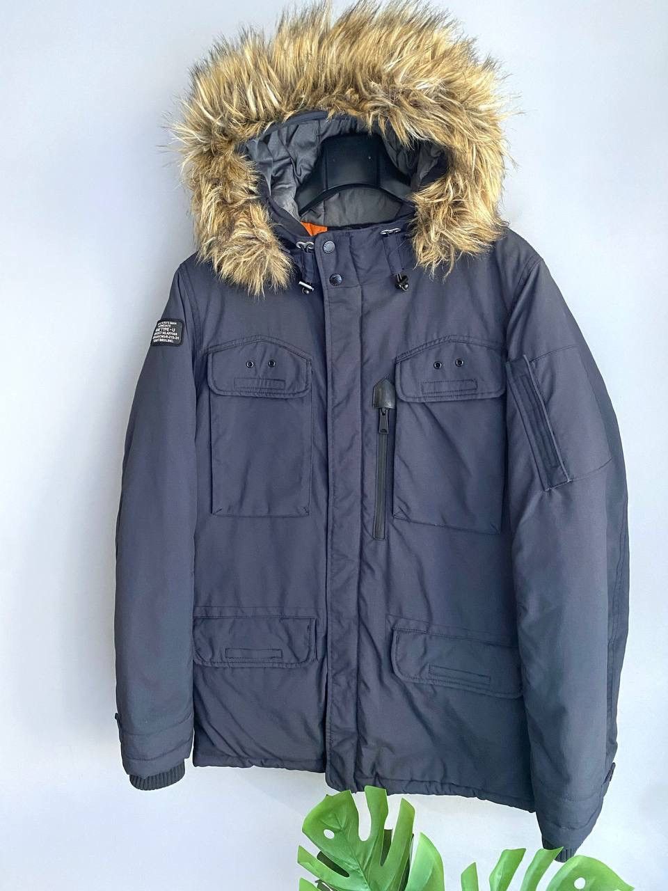 Schott Schott NYC Thunder Men's Winter Parka Jacket, Size M-L Size US M / EU 48-50 / 2 - 2 Thumbnail