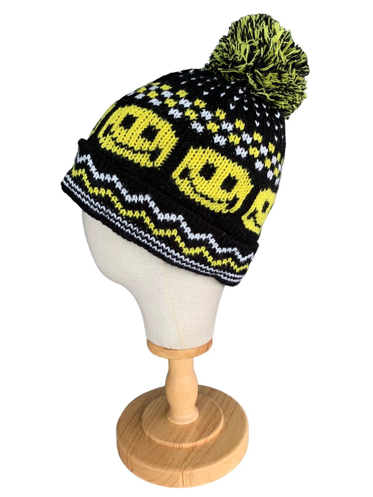 Hysteric Glamour × Japanese Brand Punk Style Smile Fullprint Beanie Hats Size ONE SIZE - 2 Thumbnail