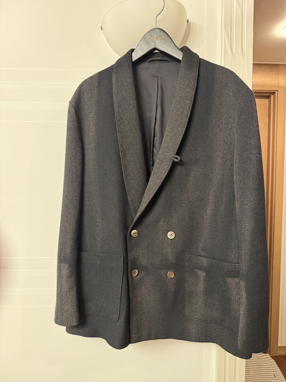 JiyongKim Jiyongkim 25SS Tailored Jacket Black Size 50L - 5 Thumbnail
