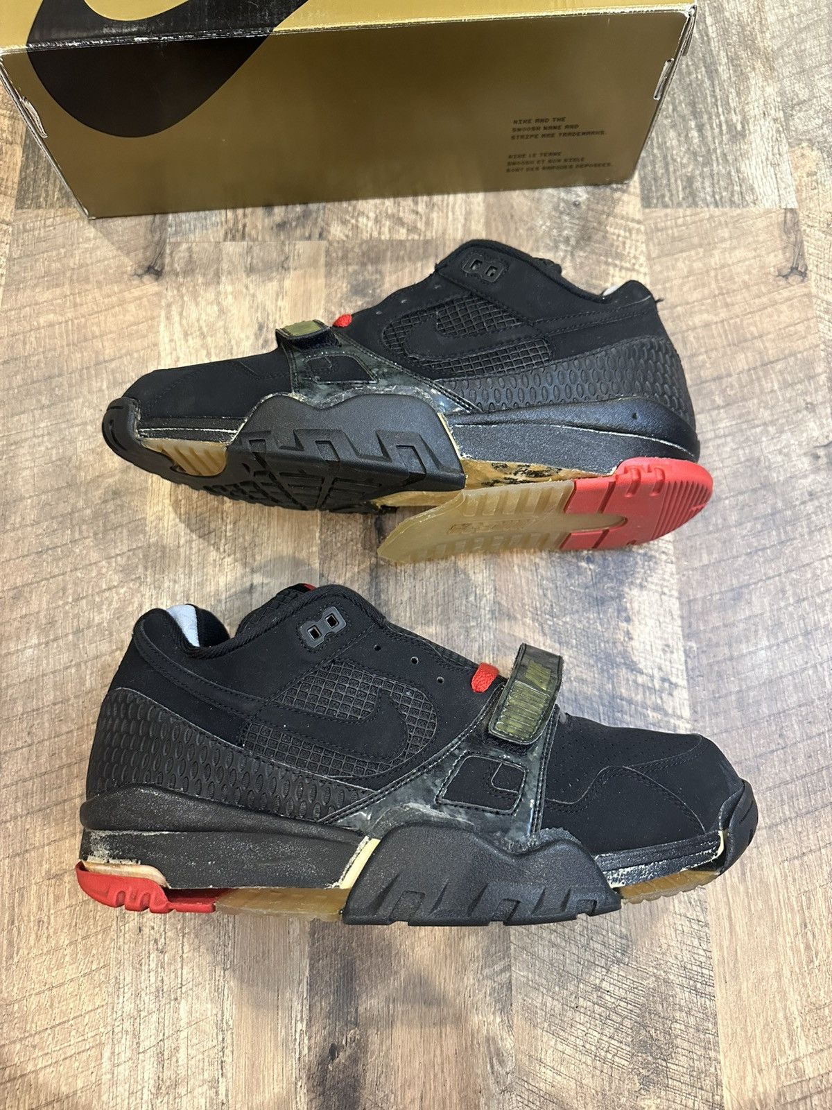 Nike × Supreme RARE 2007 Nike Air Trainer 2 SB Supreme Black Project Shoes Size US 10 / EU 43 - 5 Thumbnail