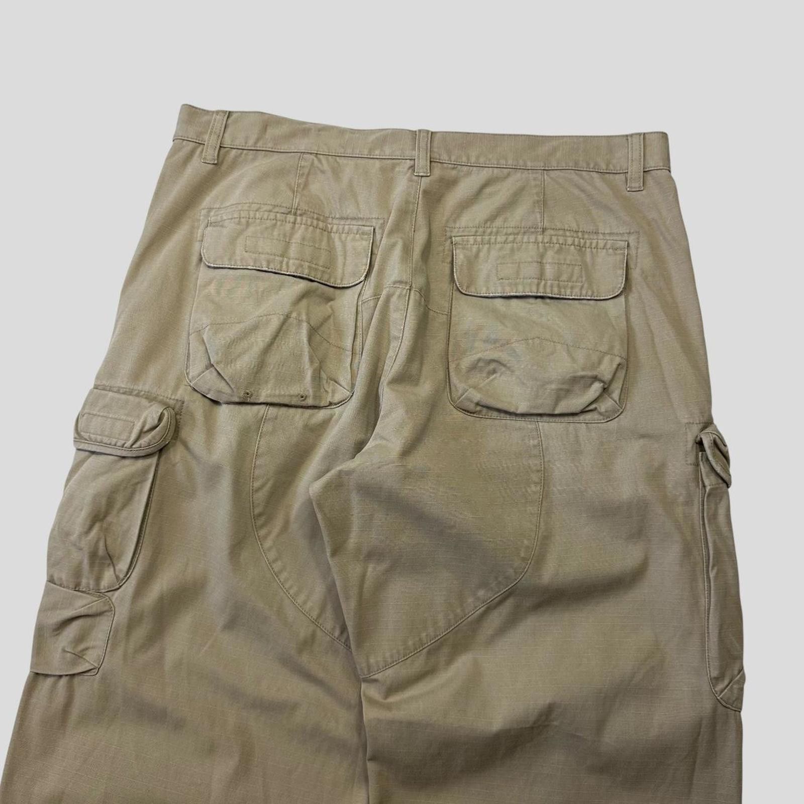 Armani Exchange Armani 90’s Cotton Ripstop Cargo Trousers - 34 Size US 34 / EU 50 - 4 Thumbnail