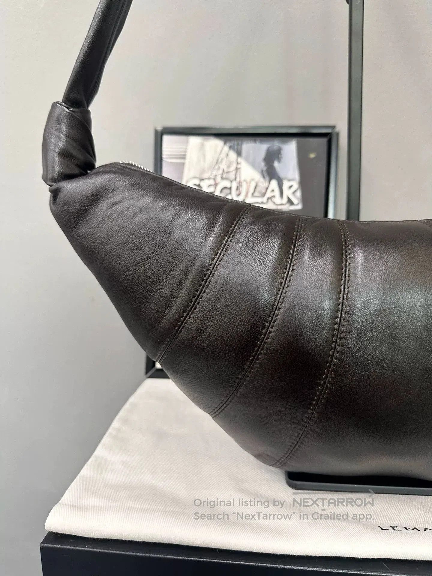 Lemaire Lemaire Medium Sheepskin Croissant Bag. Size ONE SIZE - 5 Thumbnail