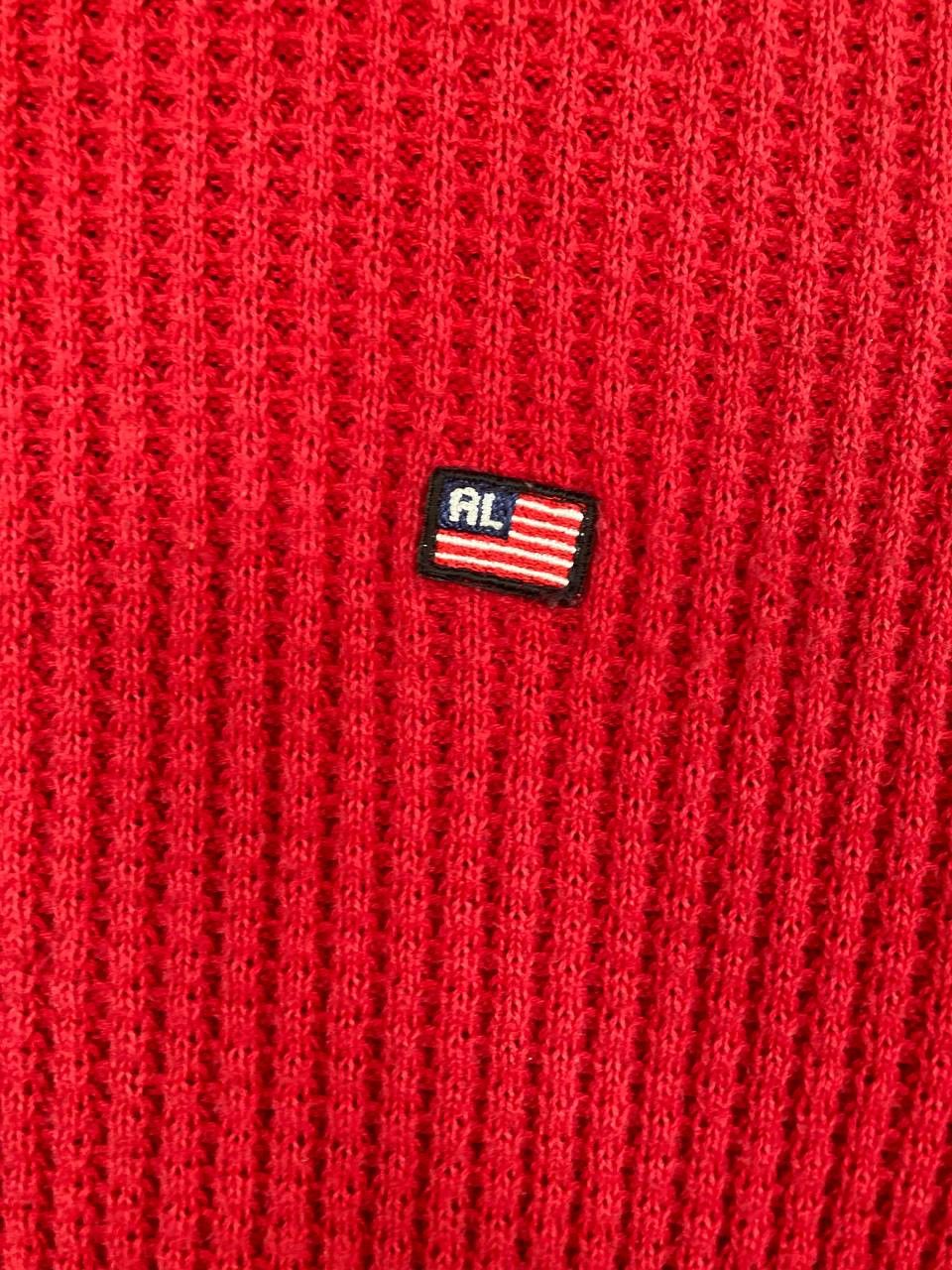 Ralph Lauren Y2k RL Polo Jeans Knitted Hoodie Size L / US 10 / IT 46 - 5 Thumbnail