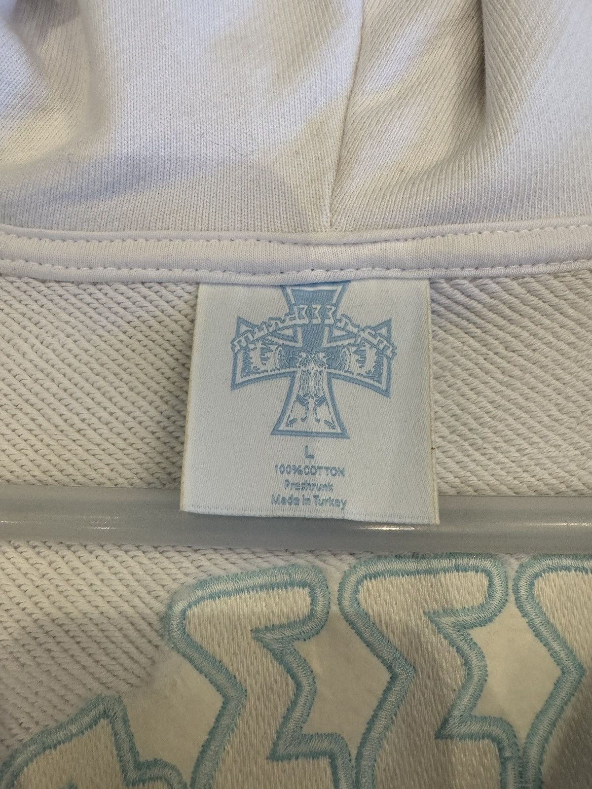 murd333r.fm Murd333r FM Blue/White Zip Up hoodie Size US L / EU 52-54 / 3 - 3 Thumbnail