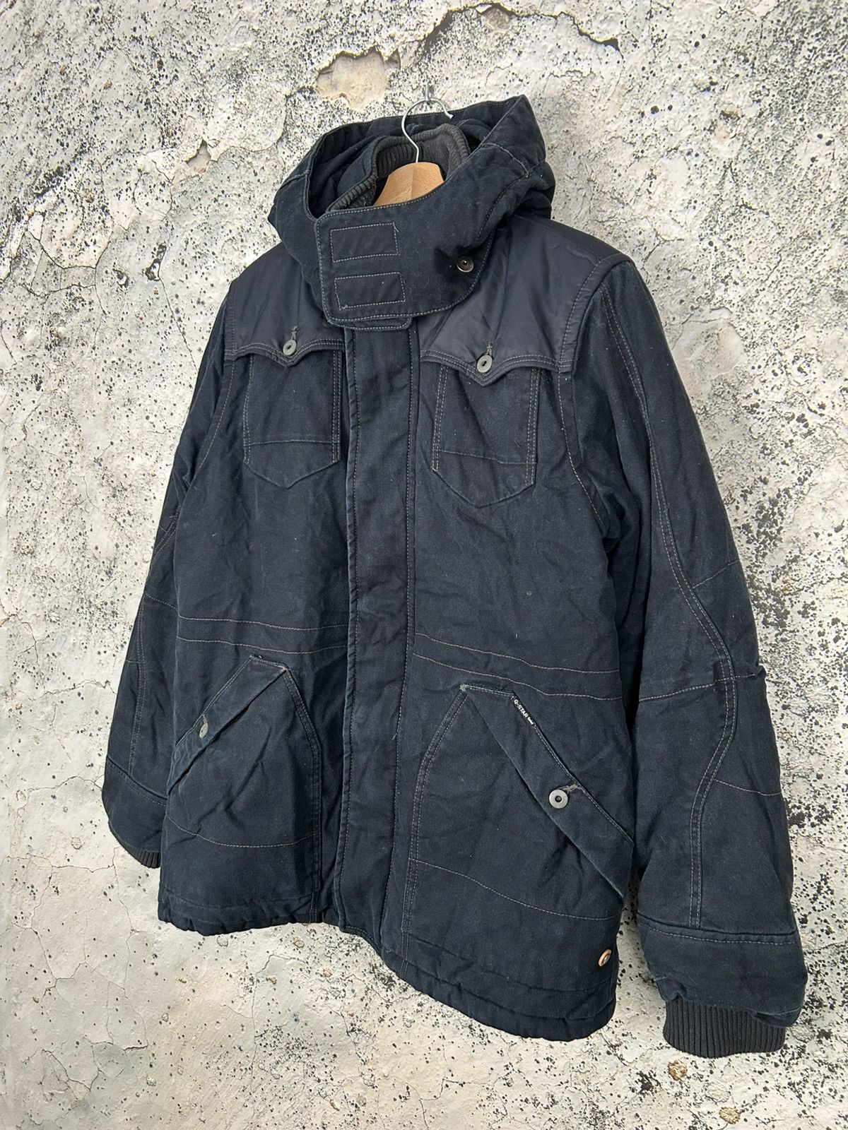 G-Star G-star Raw Jacket Y2K Affliction Avant Garde Skate Rap Size US L / EU 52-54 / 3 - 2 Thumbnail