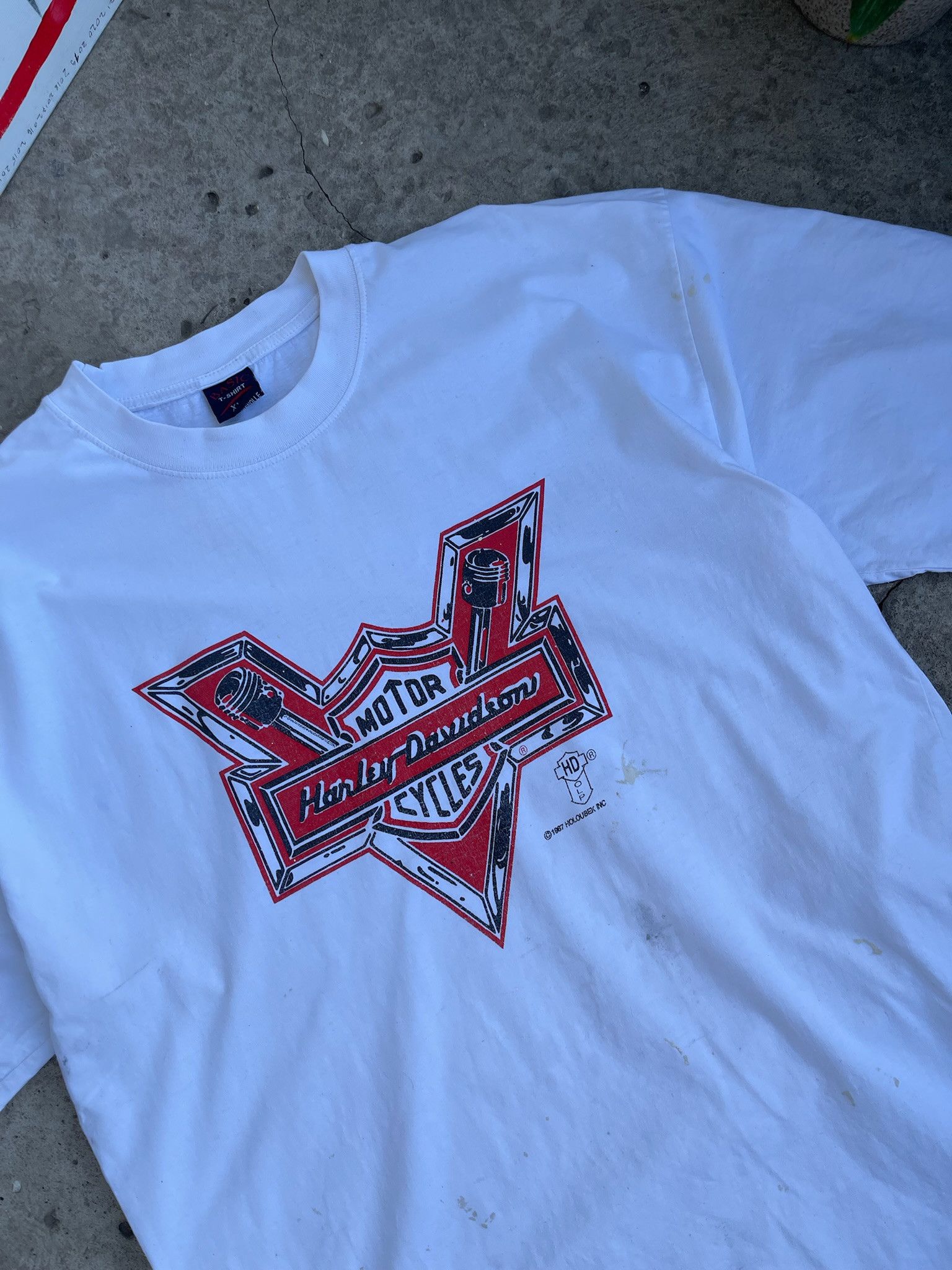 Harley Davidson vintage harley davidson grunge distressed tee Size US XXL / EU 58 / 5 - 3 Thumbnail