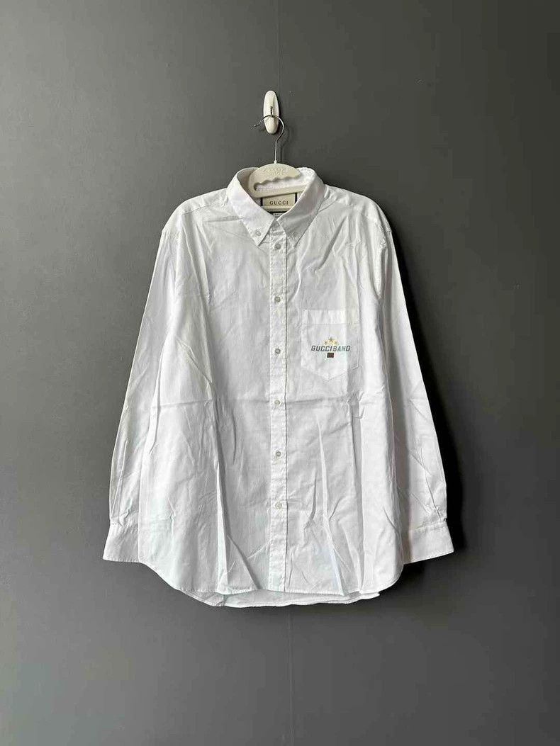 Gucci gucci band long sleeve shirt Size US XL / EU 56 / 4 - 5 Thumbnail
