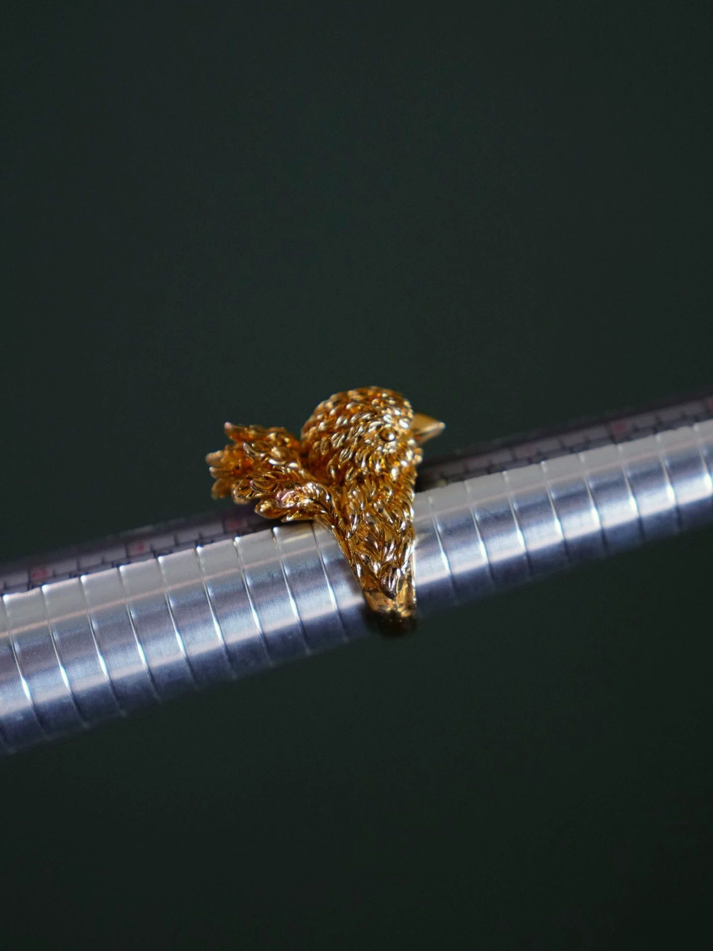 Gucci Gucci Bird Ring Italy Size 19 Size ONE SIZE - 5 Thumbnail