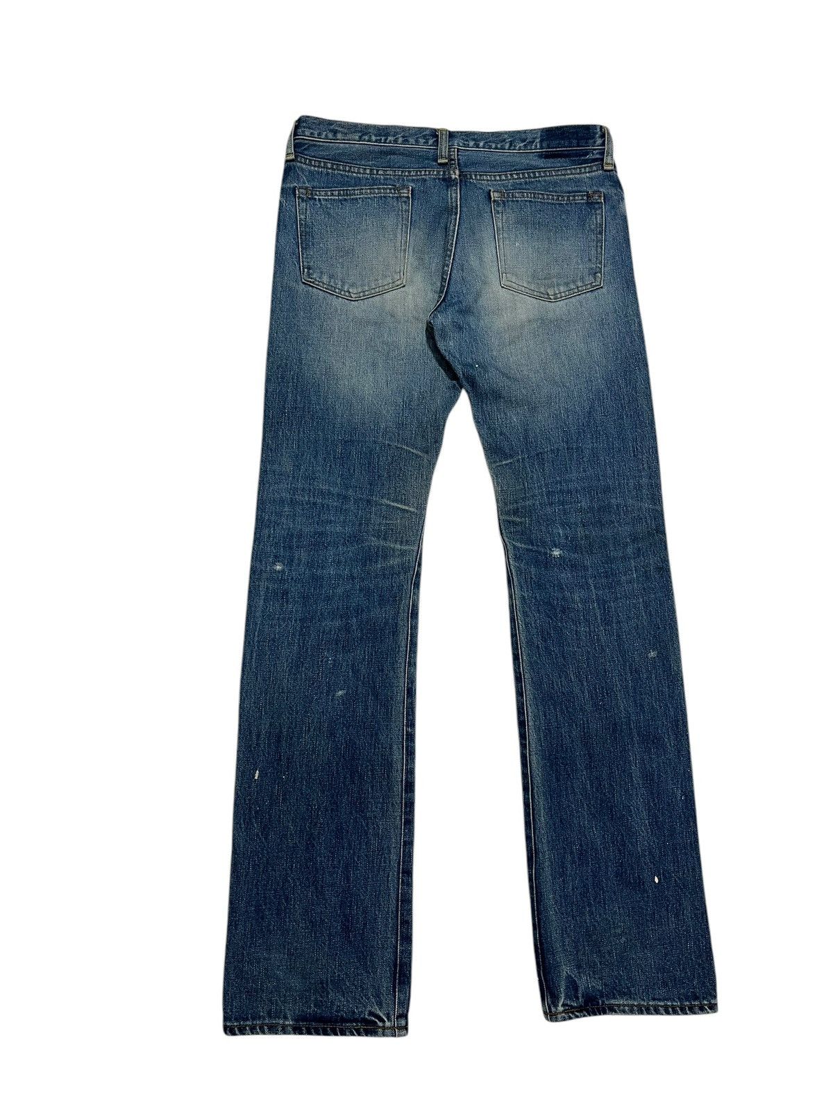 Designer × Japanese Brand GREEN JAPANESE BRAND DISTRESS SELVEDGE JEANS Size US 32 / EU 48 - 3 Thumbnail