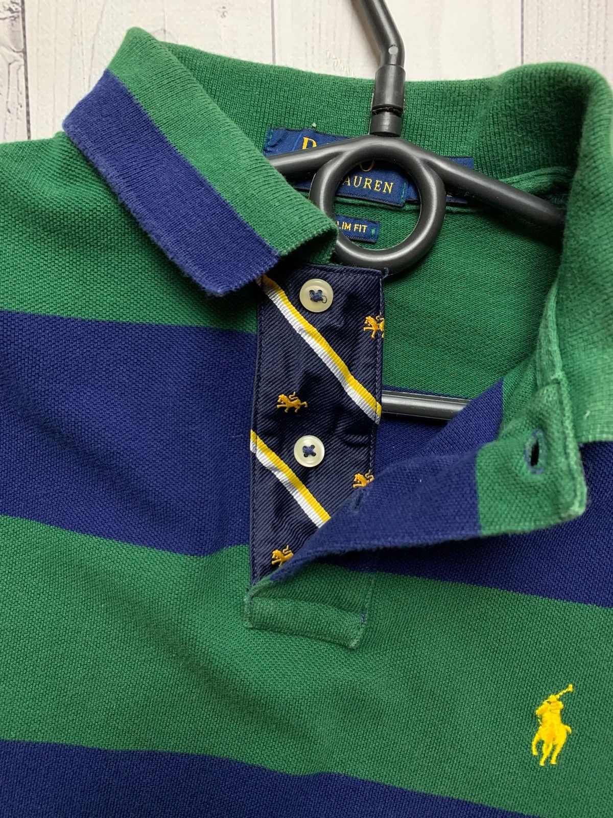 Polo Ralph Lauren × Vintage Vintage polo Ralph Lauren green striped size S Size US S / EU 44-46 / 1 - 4 Thumbnail