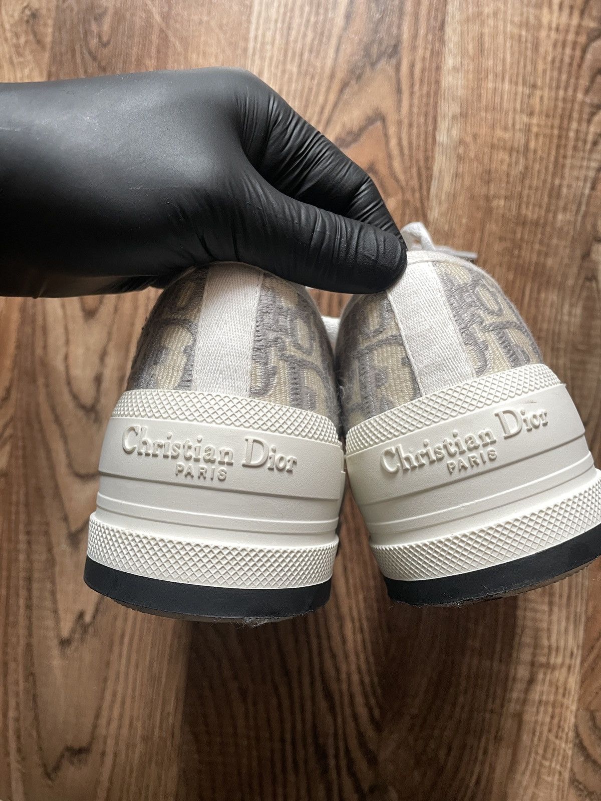 Christian Dior Monsieur CHRISTIAN DIOR - Walk'N'Dior Canvas Low-Top Sneakers Size US 5 / IT 35 - 7 Thumbnail