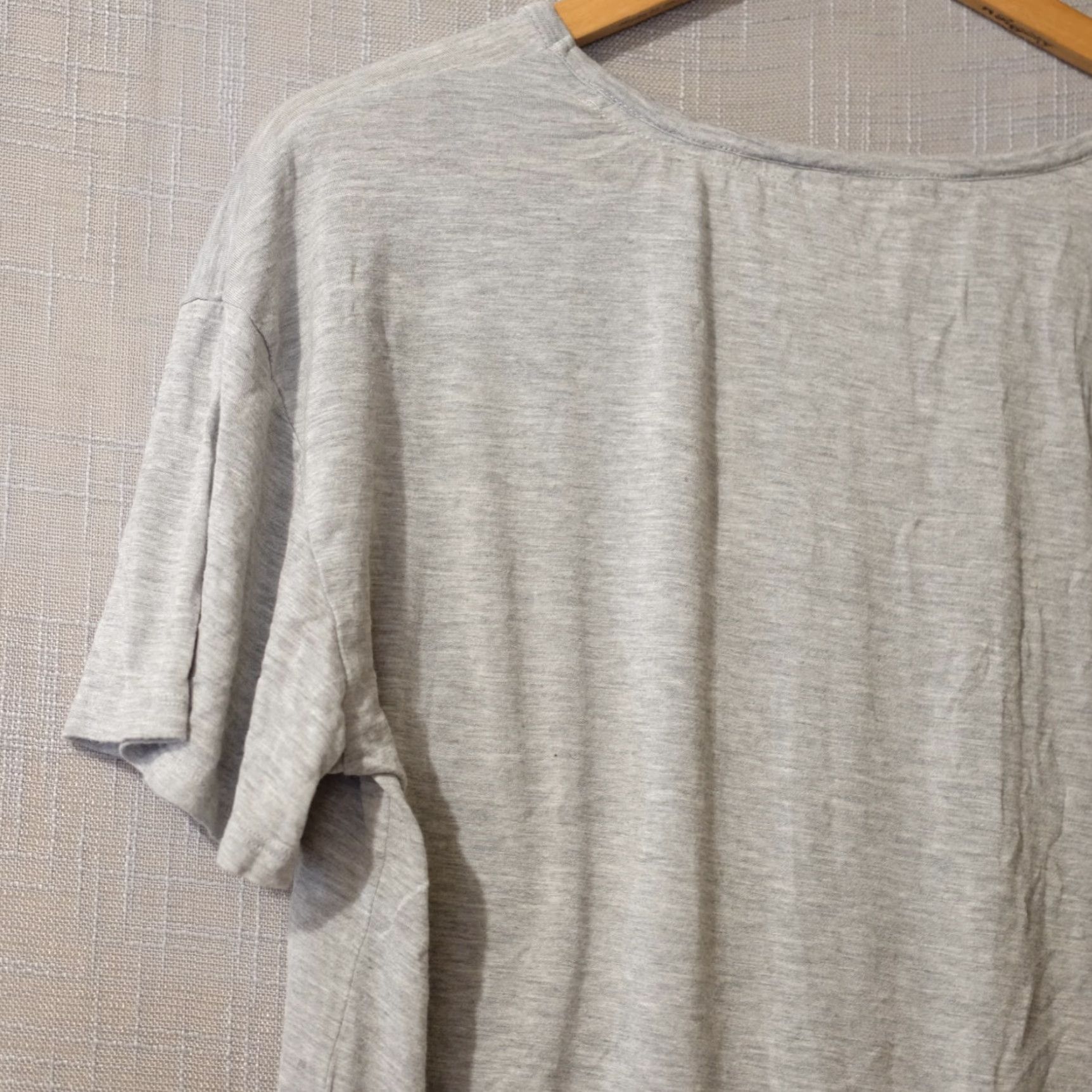 Lucky Brand VINTAGE Lucky Brand T-Shirt Womens XL Grey Spell Out Super Soft Size XL / US 12-14 / IT 48-50 - 6 Thumbnail